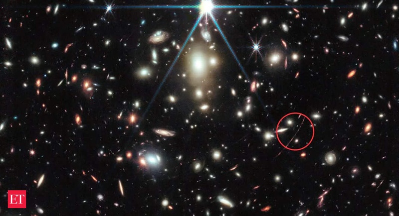 NASA's James Webb Telescope captures stunning image of farthest star at 28 billion light years away