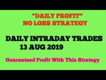 Intraday trading tips for 13 August 2019 | intraday trading stocks for Tuesday