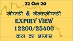 NIFTY & BANKNIFTY TOMORROW 22 OCT 2020 EXPIRY BANK NIFTY PREDICTION AND ANALYSIS