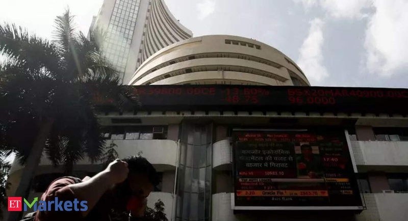 Sensex  falls! But these  stocks are up over 10% on BSE