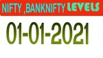 Nifty and Banknifty Intraday Levels 01-01-2021.