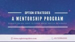 Option Strategies - A Mentorship Program - Replete Equities