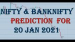 NIFTY & BANKNIFTY    PREDICTION  FOR 20 Jan 2021