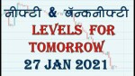 Intraday levels for Nifty Banknifty || 27 Jan || Nifty for tomorrow