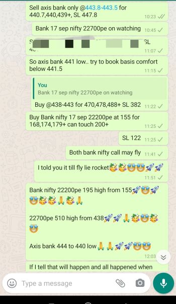 Intraday Cash and Option calls - 1318669