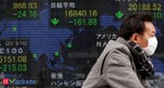 Asian shares fall on growth and tapering fears, dollar holds firm