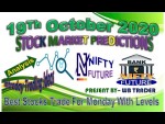 19 October Intraday Trading Ideas With Levels|| Nifty-Banknifty Future & Best Stocks Trade Monday ||