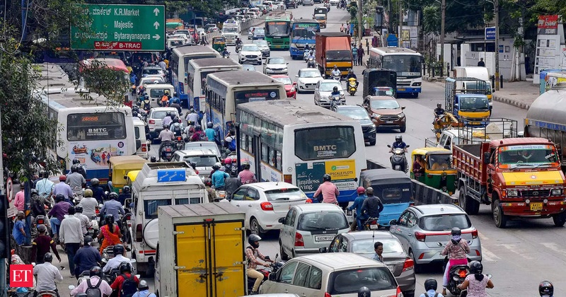 How two punctured tyres brought Bengaluru's busiest area to a halt
