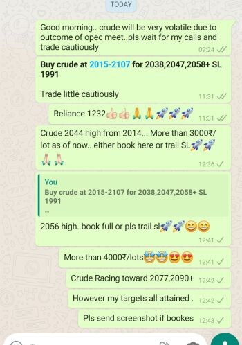 Crude Oil Tips - 708586