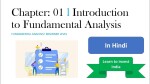 Chapter: 01 l Introduction to Fundamental Analysis l Beginner Level