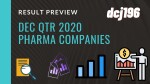 DEC QTR 2020 PHARMA COMPANIES RESULT PREVIEW