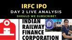 IRFC IPO Review - Day 2 Live Market Analysis | IRFC IPO Latest News