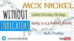 Nickel Intraday Trading Strategy Without Use Indicators I Latest Intraday Strategy I New-2020