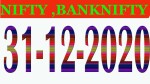 Nifty and Banknifty Intraday Levels 31-12-2020.