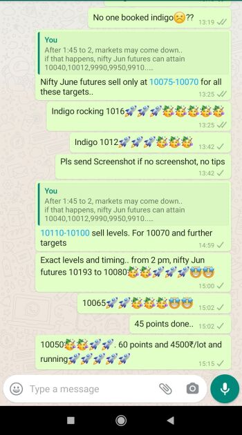 Intraday Cash and Option calls - 858772