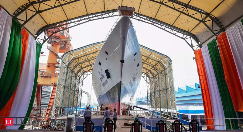 Seventh stealth frigate to be launched next month