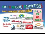 Stock Market Predictions For Tuesday| Intraday Levels | Nifty,Banknifty & Stocks|22nd September2020|