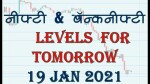 Nifty Bank nifty levels for tomorrow 19 Jan